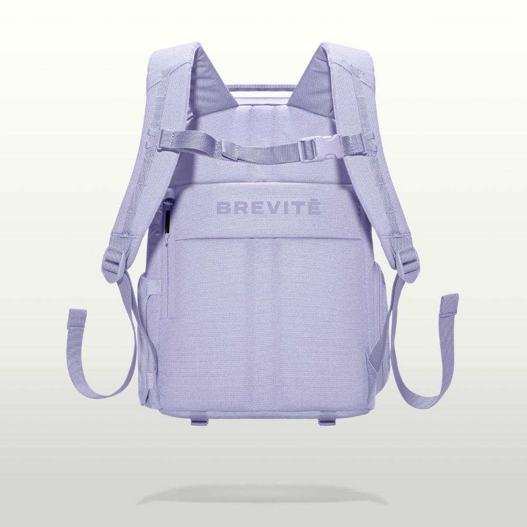 The Jumper in Lavender Dream, back panel and shoulder straps