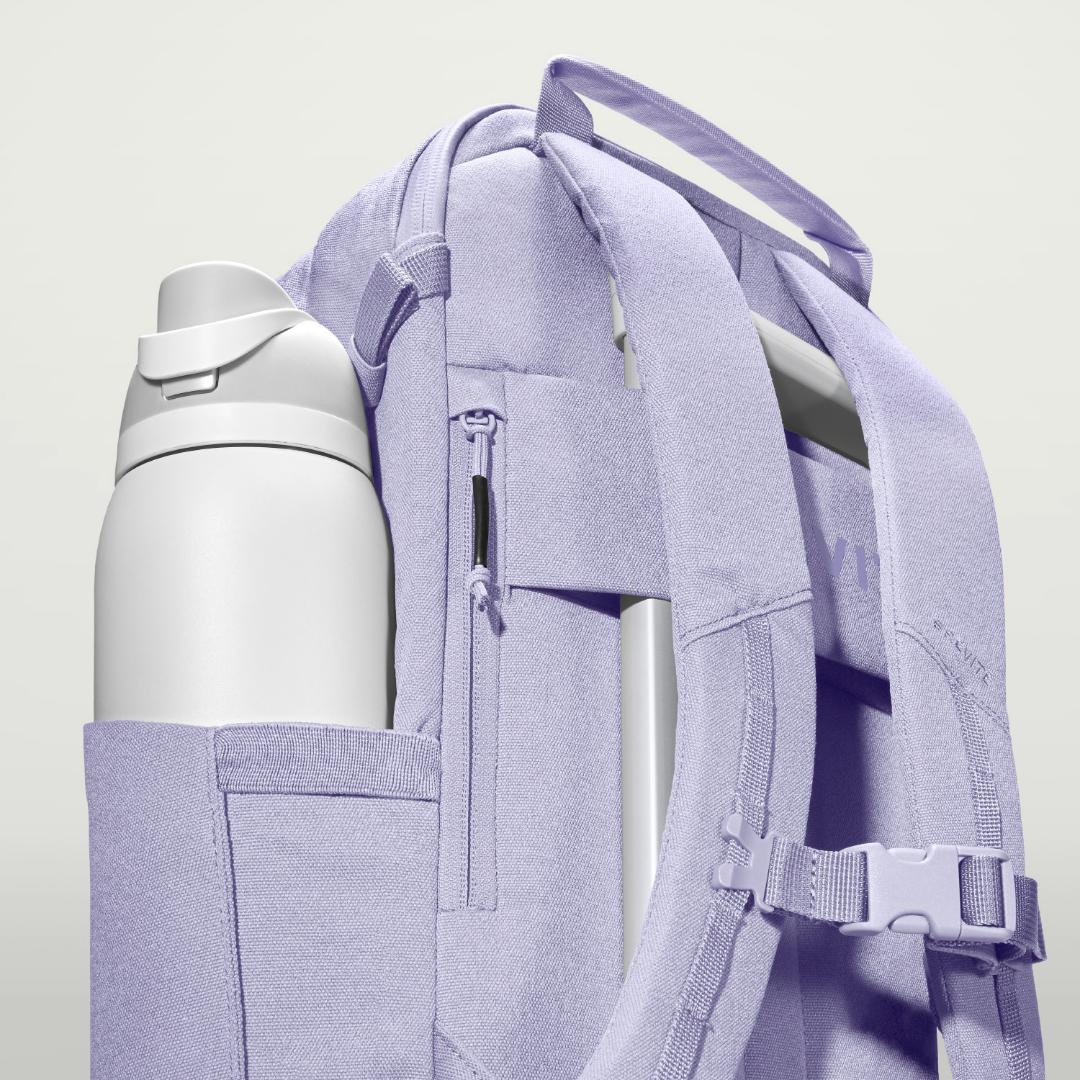 The Jumper in Lavender Dream, side bottle pocket