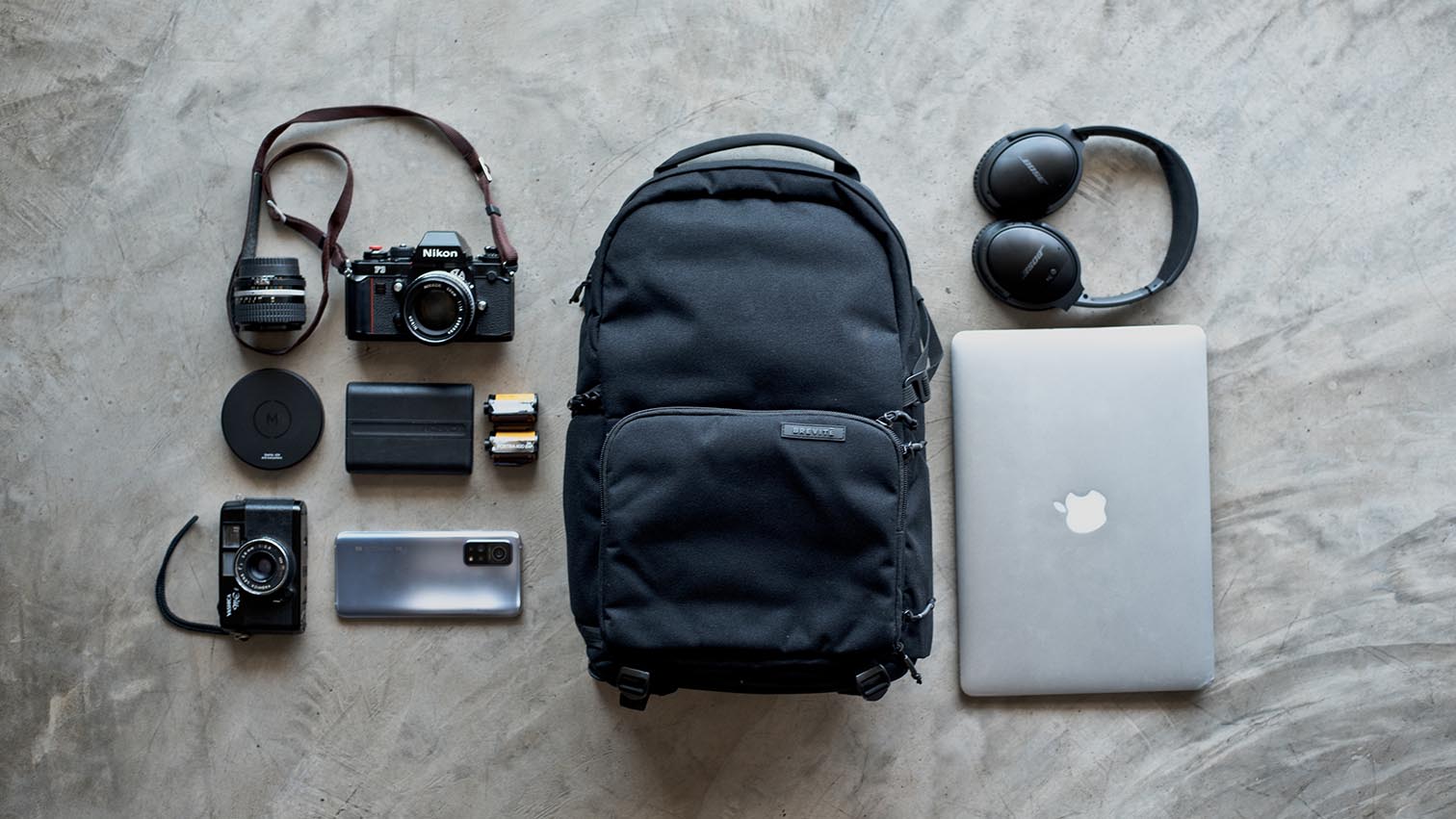 Backpack With Laptop Sleeve BREVITE The Backpack- Casual Daypack