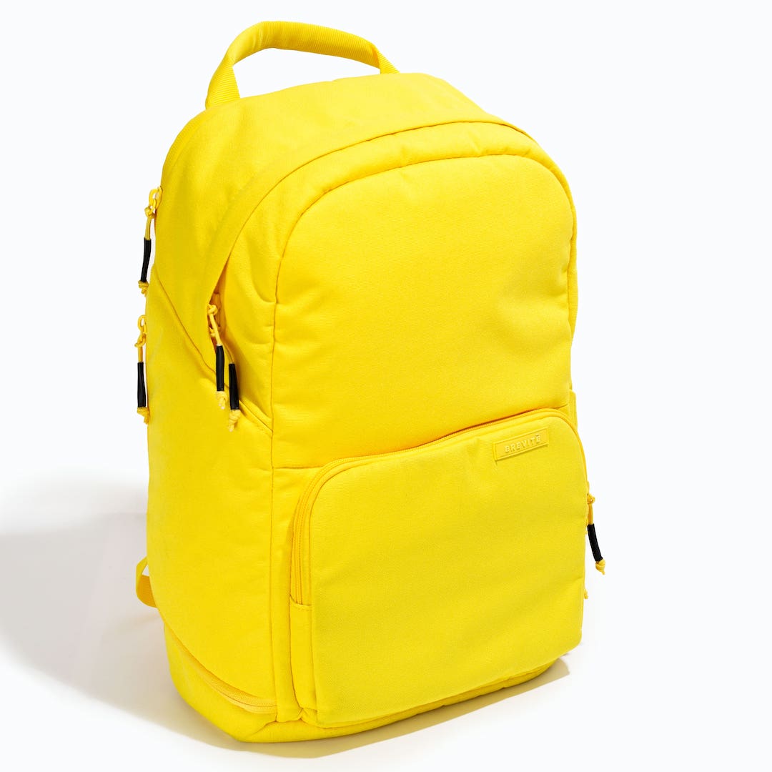 Yellow backpack sale